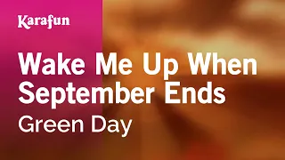 Wake Me Up When September Ends - Green Day | Karaoke Version | KaraFun