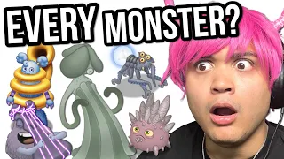 Reacting to every MY SINGING MONSTER in Light Island - All Sounds (MVPerry reacts)