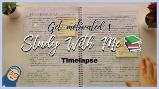 PRODUCTIVE STUDY WITH ME 📚 || Study Motivation to Get Stuff Done! ✨ (time-lapse)