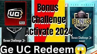 How to activate bonus challenge in pubg 2024 || HOW TO PLAY BONUS CHALLENGE IN PAKISTAN Get 600 UC