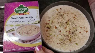 Mehran Sheer Khurma Mix Recipe #SheerKhurmaRecipe by Cooking food with shortcut #sweetrecipe