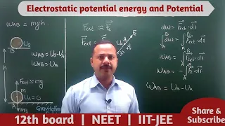 1. Electrostatic potential energy and Potential | CBSE 12th | Physics