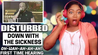 SINGER REACTS | FIRST TIME HEARING DISTURBED "Down With The Sickness" REACTION!!!😱