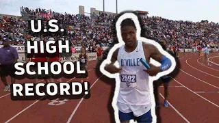 U.S. High School Boys 4x200m National Record Gets DEMOLISHED By A Full Second At Texas UIL 6A States
