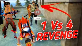 TOP GRANDMASTER REGION 🔥 || SOLO 1 VS 4 END ZONE EMOTE REVENGE 😱 || DON'T DO THIS 🧐 !!!