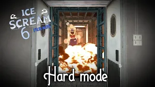 Ice Scream 6 In Hard Mode Full Gameplay