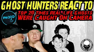 GHOST HUNTERS REACT TO: Top 20 Times Real-Life Ghosts Were Caught On Camera - Night Watchers