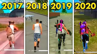 ESSE ERA O FREE FIRE NO LANÇAMENTO!! EVOLUÇÃO 2017 - 2020!!