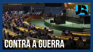 Assembleia-Geral da ONU vota resolução contra a invasão da Rússia à Ucrânia