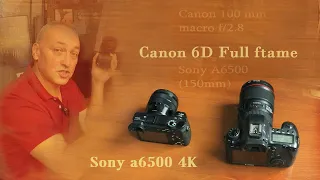 Не ожидал! Sony 6500 после Canon 6D (кроп  против полного кадра).