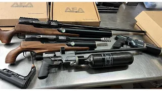 BIG DEMO SALE many customized Bintac & AEA airguns from Texoma Precision Pellet VID135