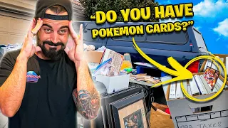 AIN'T NO WAY!!! Hunting Garage Sales For Pokemon Cards