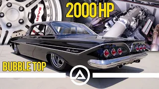 2000hp Twin Turbo 540ci Bubble Top Impala | Great 8 Finalist at Detroit Autorama