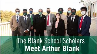 The Blank School Scholars Meet Arthur Blank