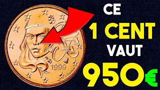 cet euro cent 1999 vaut 950 euro !