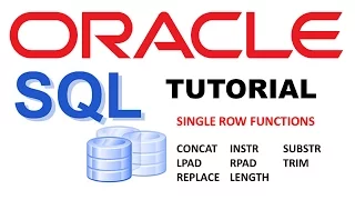 SQL TUTORIAL - CHARACTER FUNCTIONS || TRIM || REPLACE || CONCAT || SUBSTR || INSTR || REPLACE