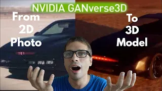 Nvidia GANverse3D – 2D Photo to a 3D Model with texture at a click of a button