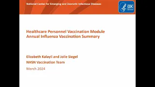 HPS Personnel Annual Influenza Vaccination Summary