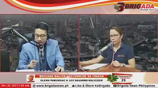 Brigada Balita Nationwide Sa Umaga | November 30,  2021