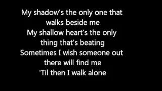 Green Day -Boulevard of Broken Dreams lyrics