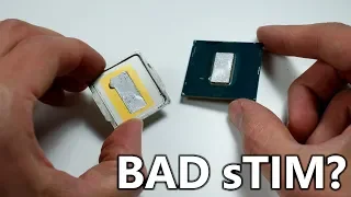 Bad sTIM? Why is the 9900K so hot?