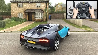 Forza Horizon 4 Bugatti Chiron vs Police Chase (Thrustmaster TX Steering Wheel) Gameplay