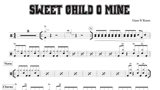 Sweet Child O Mine (Drum Play-Along)