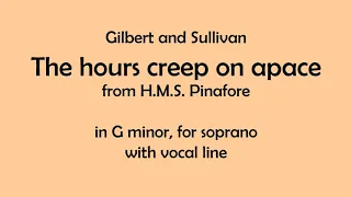 The hours creep on apace, with vocal line