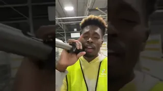 THIS DUDE GOT FIRED FOR SINGING -MINT CONDITION AT WORK 🎤