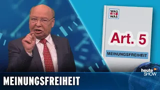 „Man darf nicht mehr alles sagen“ – so ein Bullshit! | heute-show vom 01.11.2019