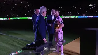 Messi - Presenta en miami su octavo balón de oro #messi