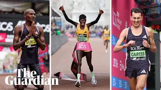 London Marathon: Peres Jepchirchir breaks record as elite runners secure Olympic places