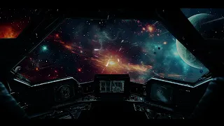 🚀 Quickly Fall Asleep in the Spaceship Cockpit | Brown Noise ASMR | 3 hours