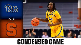 Pitt vs. Syracuse Condensed Game | 2022-23 ACC Women’s Basketball