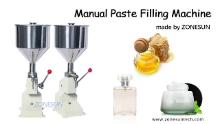 How to use Manual  Paste Liquid Filling machine