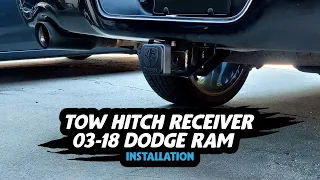 03-18 Dodge Ram Tow Hitch Install