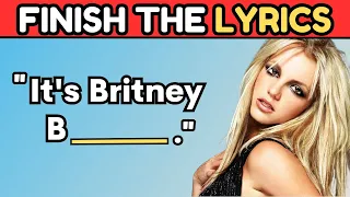 FINISH THE LYRICS - 2000s SONGS EDITION 🎵| Music Quiz