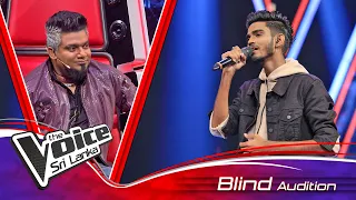 Yovindu Sanjuna | Enna Mada Nale (එන්න මද නලේ) | Blind Auditions | The Voice Sri Lanka