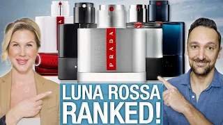 5 PRADA LUNA ROSSA Men's Fragrances RANKED in 2023! EDT vs Carbon vs Black vs Ocean vs Sport!