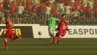 1 тур РФПЛ Томь - Уфа по версии FIFA 17 2017-18