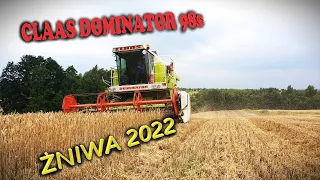 CLAAS DOMINATOR 98s, ŻNIWA 2022 - PSZENICA