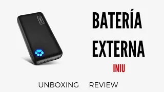 PowerBank 10000 mAh Carga Rápida | INIU | Uboxing + Analisis Cargador Portátil | Descuento