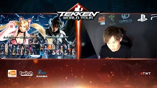 Qudans (Devil Jin) vs Noroma (Law) Top 8 SEA major 2018 Tekken World Tour