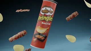 3D анимация/Реклама Pringles  в блендере/ 3D/Blender