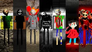 Everyone is Baldi's 7 Horror Scream Mods - ALL PERFECT! #3