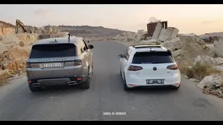 تحدي بين (range rover sport 2020 vs GTI 350HP) - جمال العمواسي