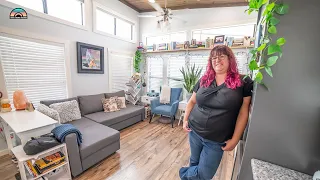 Her Beautiful 399 Sq Ft Tiny Home Offers Tech Employee the Life & Freedom She Loves