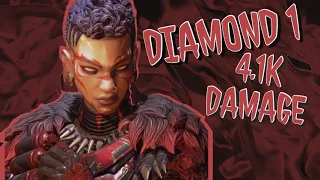 Apex Legends Solo Diamond Ranked Arena Gameplay | 4.1K DAMAGE | Bangalore Ranked Gameplay
