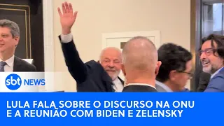 Lula fala sobre o discurso na ONU e a reunião com Biden e Zelensky | SBT News