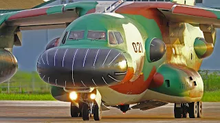 Kawasaki EC-1 Electronic Countermeasure Jammer take off and landing Local  at Iruma Airbase